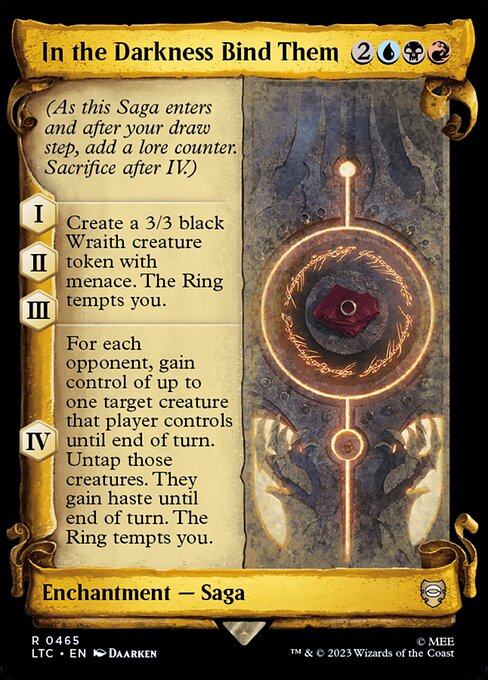 In the Darkness Bind Them - Tales of Middle-earth Commander Rare Card
