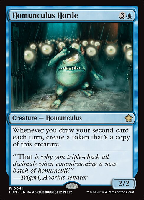 Homunculus Horde - Foundations Rare Card