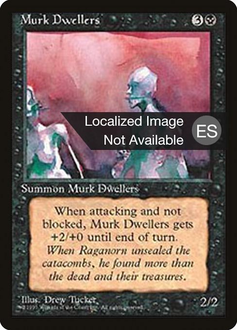 Murk Dwellers - Fourth Edition Foreign Black Border Common Card