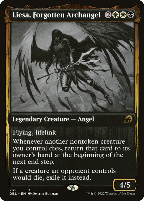 Liesa, Forgotten Archangel - Innistrad: Double Feature Rare Card