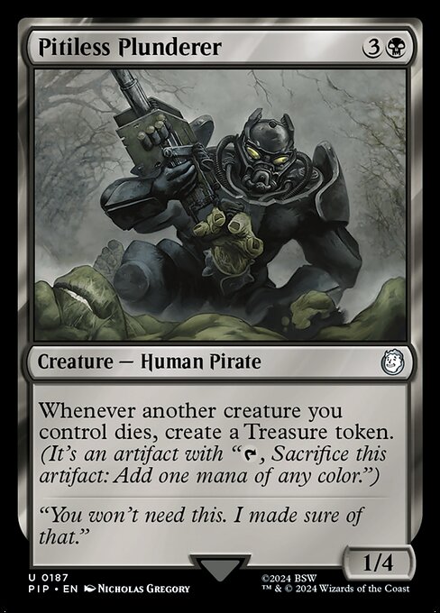 Pitiless Plunderer - Fallout Uncommon Card