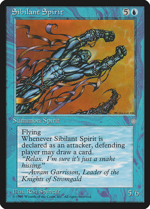 Sibilant Spirit - Ice Age Rare Card
