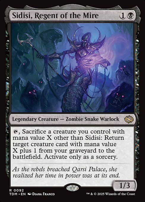 Sidisi, Regent of the Mire - Tarkir: Dragonstorm Rare Card