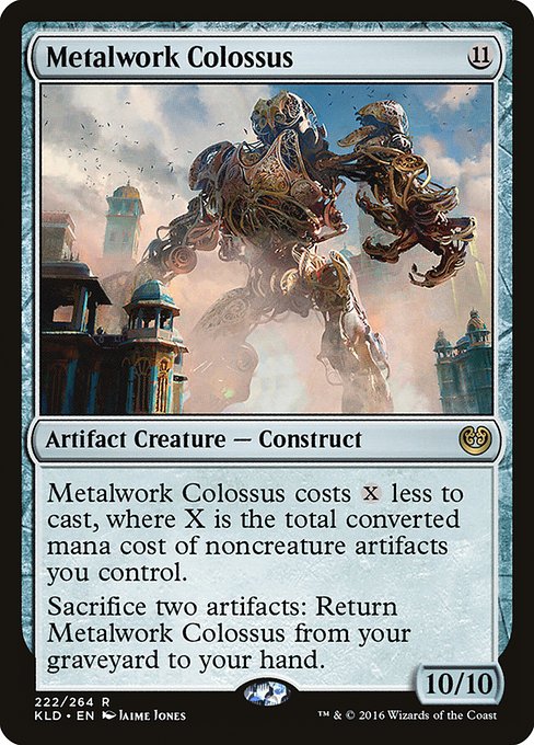 Metalwork Colossus - Kaladesh Rare Card