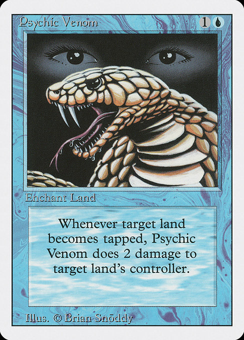 Psychic Venom - Revised Edition Common Card
