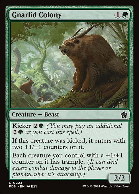 Gnarlid Colony - Foundations Common Card