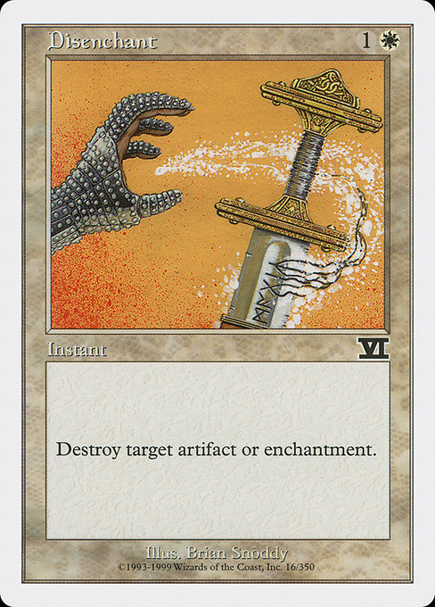 Disenchant - Classic Sixth Edition Common Card