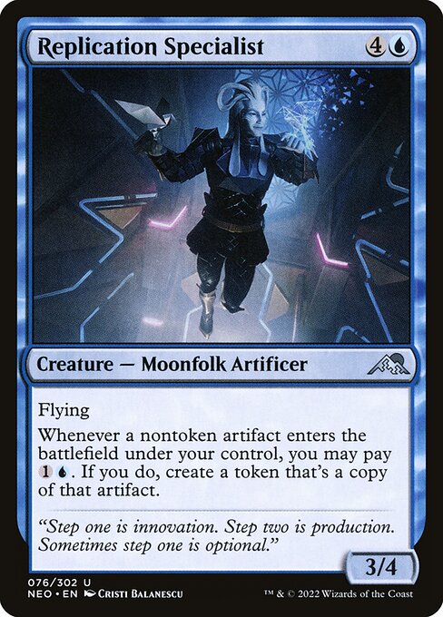 Replication Specialist - Kamigawa: Neon Dynasty Uncommon Card