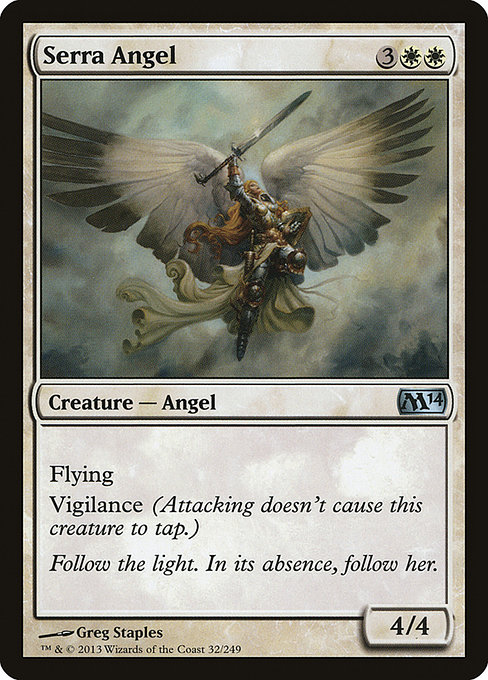 Serra Angel - Magic 2014 Uncommon Card