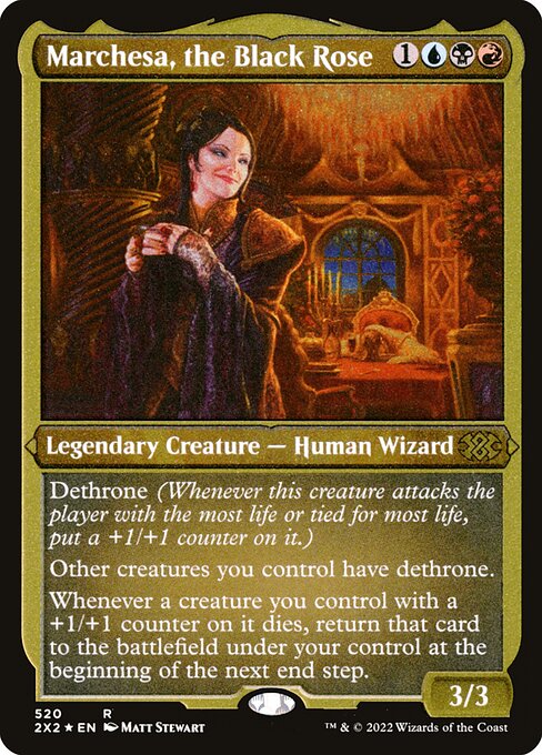 Marchesa, the Black Rose - Double Masters 2022 Rare Card
