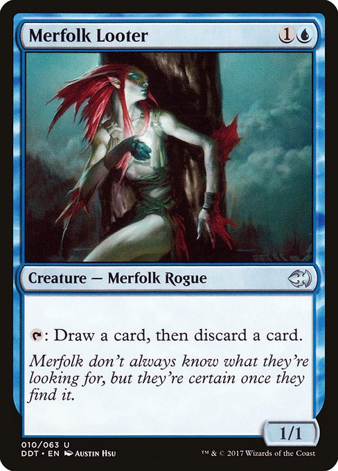 Merfolk Looter - Duel Decks: Merfolk vs. Goblins Uncommon Card