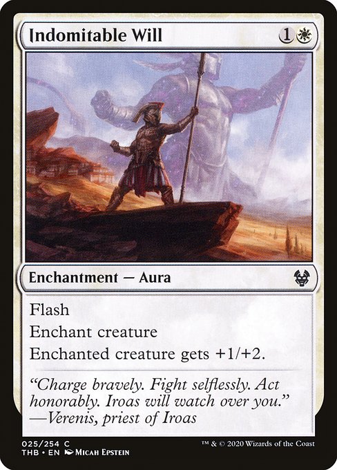 Indomitable Will - Theros Beyond Death Common Card