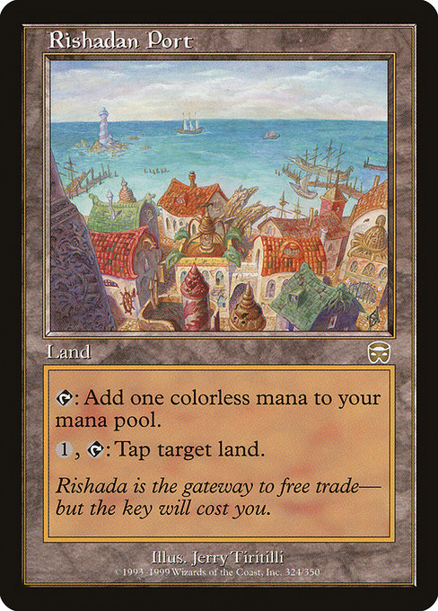 Rishadan Port - Mercadian Masques Rare Card