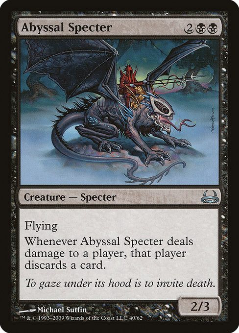 Abyssal Specter - Duel Decks: Divine vs. Demonic Uncommon Card