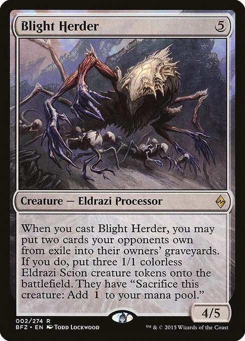 Blight Herder - Battle for Zendikar Rare Card