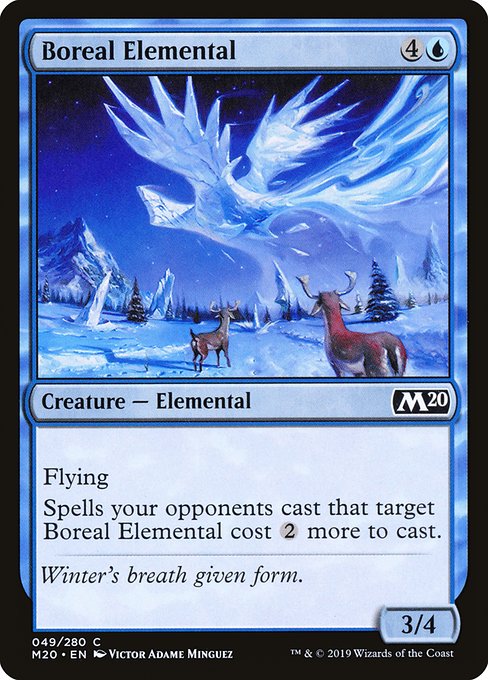 Boreal Elemental - Core Set 2020 Common Card