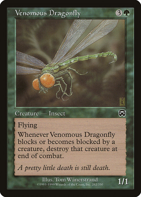 Venomous Dragonfly - Mercadian Masques Common Card