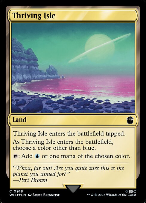 Thriving Isle - Doctor Who Common Card