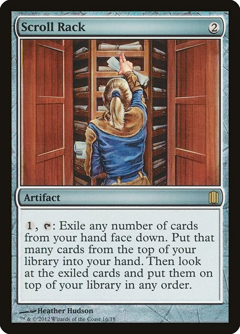 Scroll Rack - Commander's Arsenal Rare Card