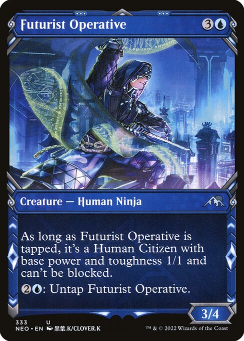 Futurist Operative - Kamigawa: Neon Dynasty Uncommon Card