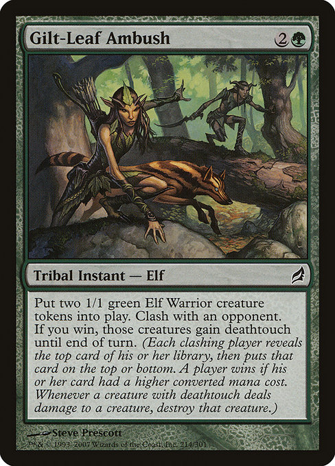 Gilt-Leaf Ambush - Lorwyn Common Card