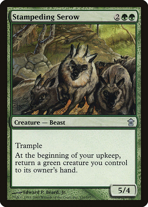 Stampeding Serow - Saviors of Kamigawa Uncommon Card