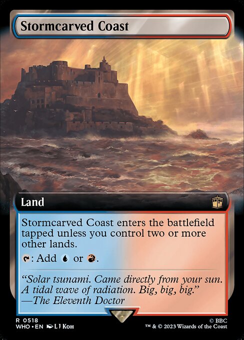 Stormcarved Coast - Doctor Who Rare Card