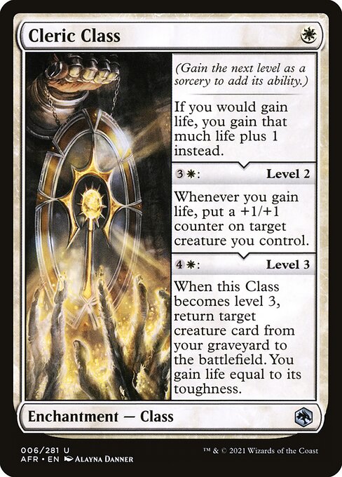 Cleric Class - Adventures in the Forgotten Realms Uncommon Card