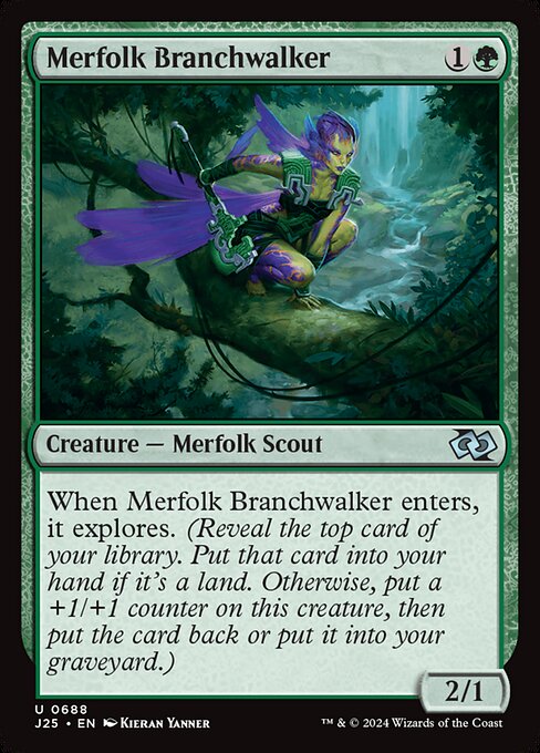 Merfolk Branchwalker - Foundations Jumpstart Uncommon Card