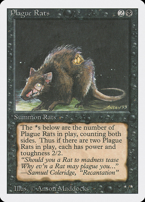 Plague Rats - Revised Edition Common Card