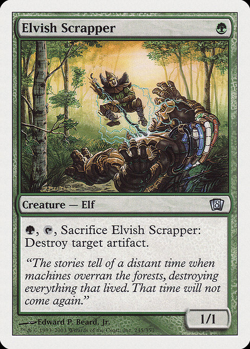 Elvish Scrapper - Eighth Edition Uncommon Card