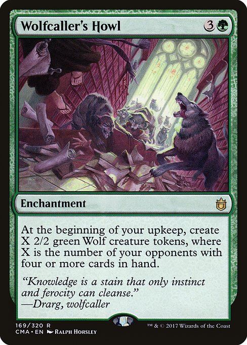 Wolfcaller's Howl - Commander Anthology Rare Card