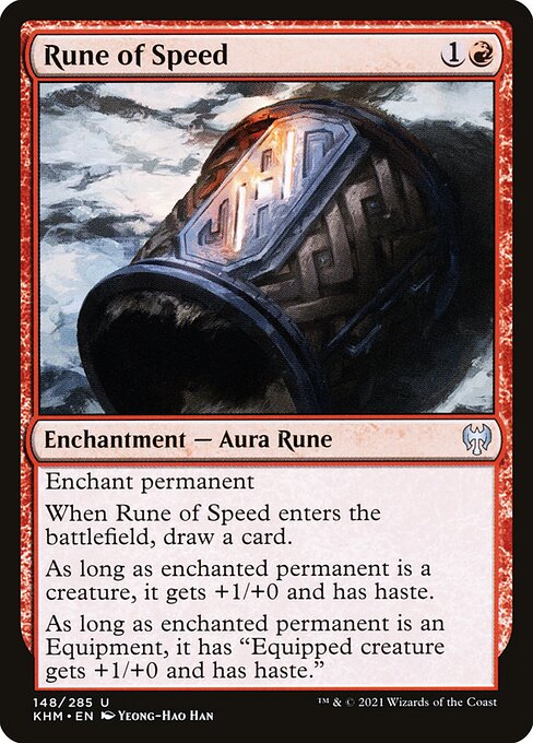 Rune of Speed - Kaldheim Uncommon Card