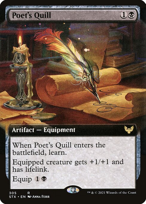 Poet's Quill - Strixhaven: School of Mages Rare Card