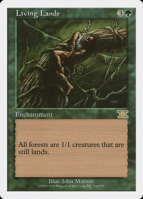 Living Lands - Classic Sixth Edition Rare Card