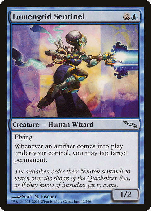 Lumengrid Sentinel - Mirrodin Uncommon Card