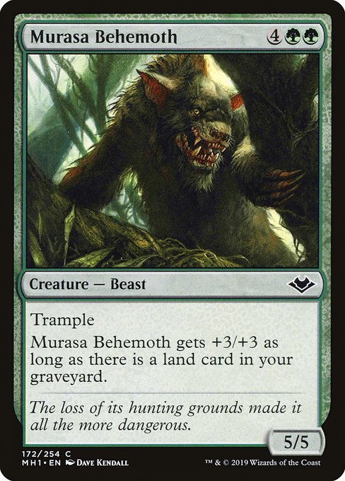 Murasa Behemoth - Modern Horizons Common Card