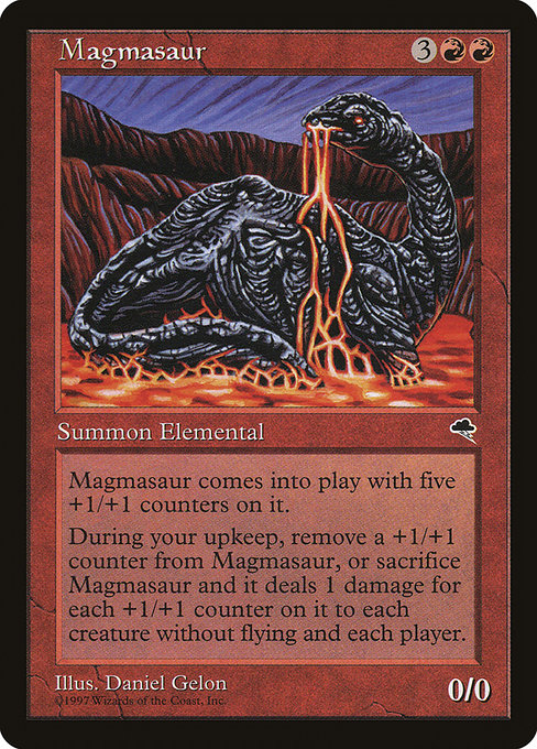 Magmasaur - Tempest Rare Card