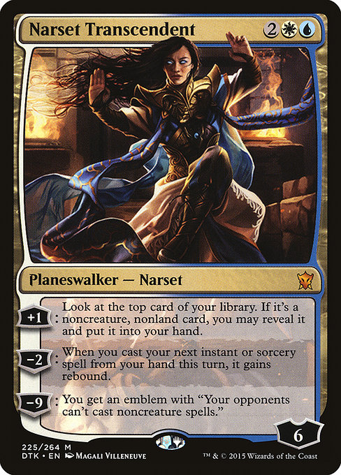 Narset Transcendent - Dragons of Tarkir Mythic Card
