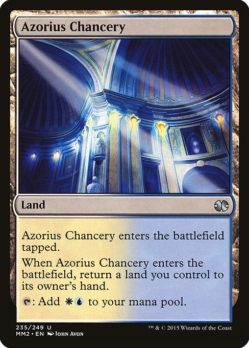 Azorius Chancery - Modern Masters 2015 Uncommon Card