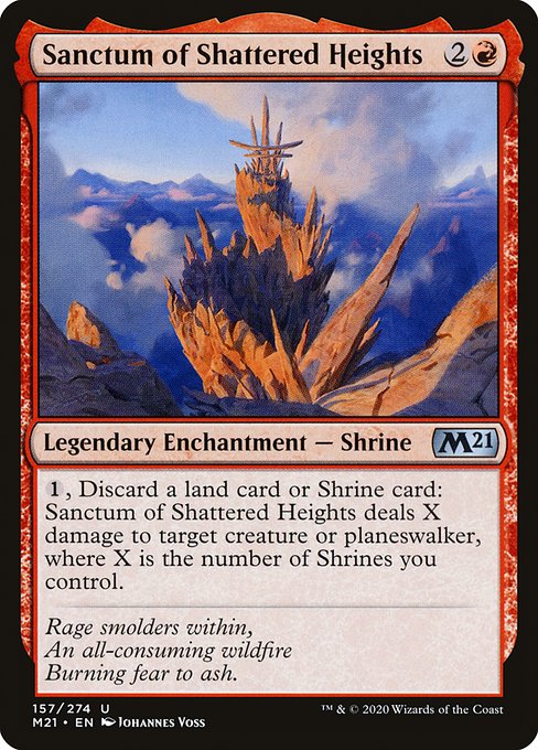 Sanctum of Shattered Heights - Core Set 2021 Uncommon Card