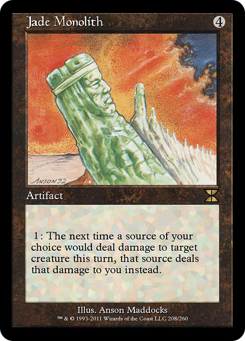 Jade Monolith - Masters Edition IV Rare Card