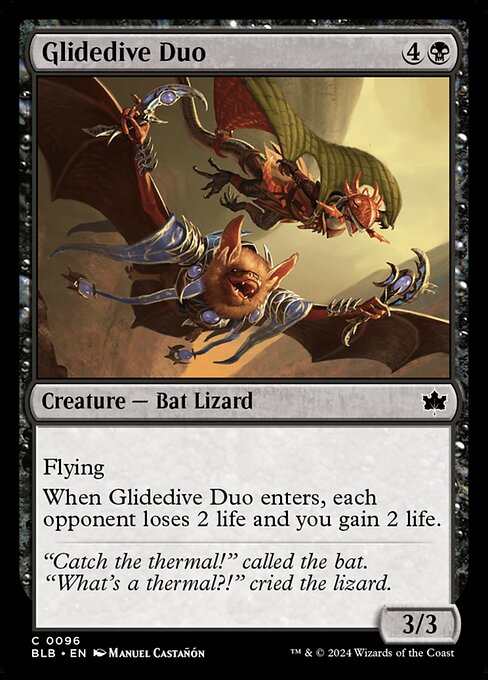 Glidedive Duo - Bloomburrow Common Card