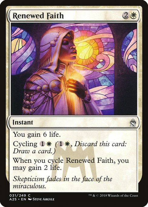 Renewed Faith - Masters 25 Common Card