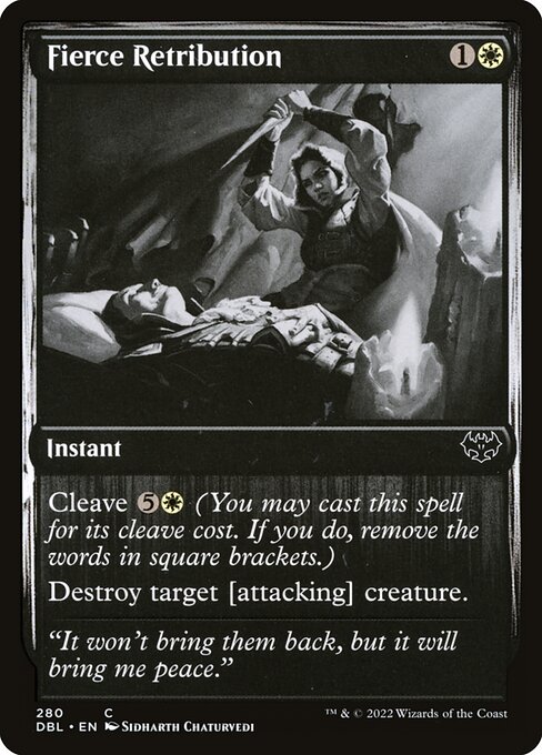 Fierce Retribution - Innistrad: Double Feature Common Card