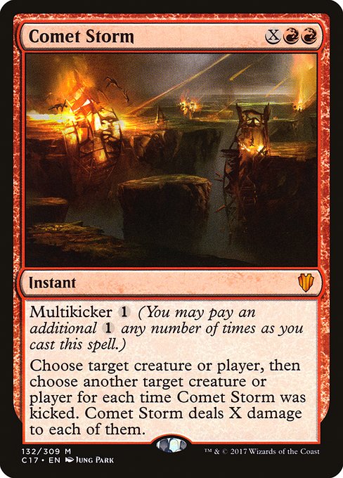 Comet Storm - Commander 2017 Mythic Card