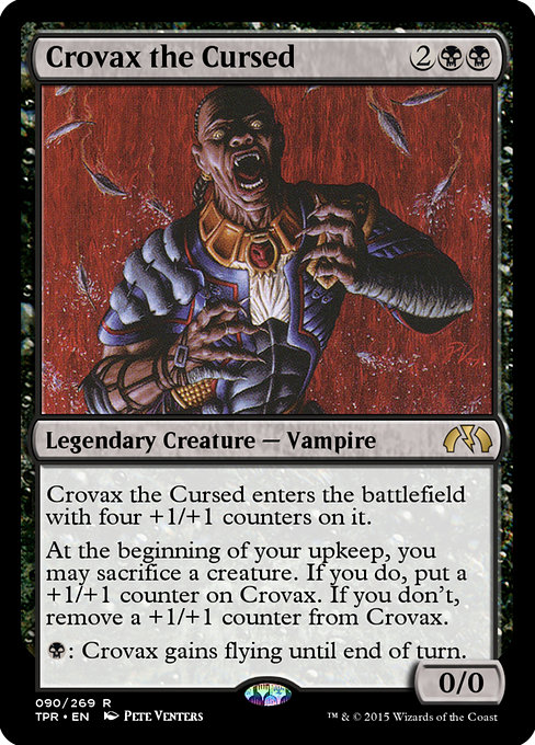 Crovax the Cursed - Tempest Remastered Rare Card