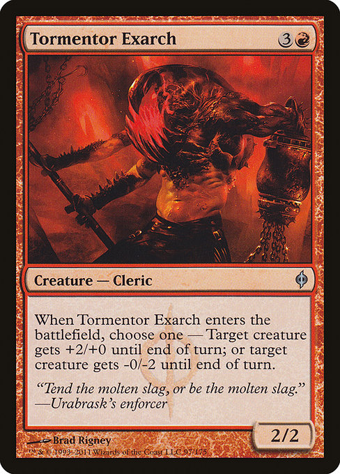 Tormentor Exarch - New Phyrexia Uncommon Card