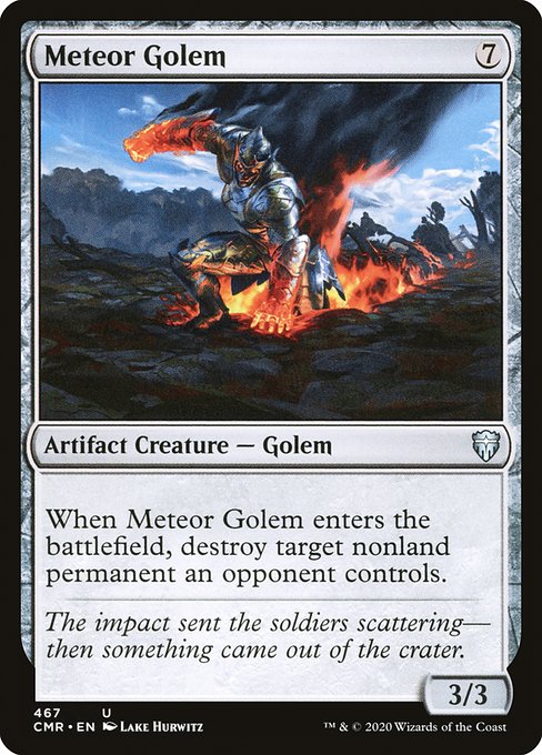 Meteor Golem - Commander Legends Uncommon Card