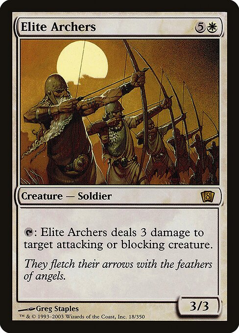 Elite Archers - Eighth Edition Rare Card